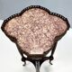 Ebonized Beech Gueridon with a Broccatello Marble Top, Italy