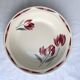 Antique shallow dish Badonviller tulip decoration
