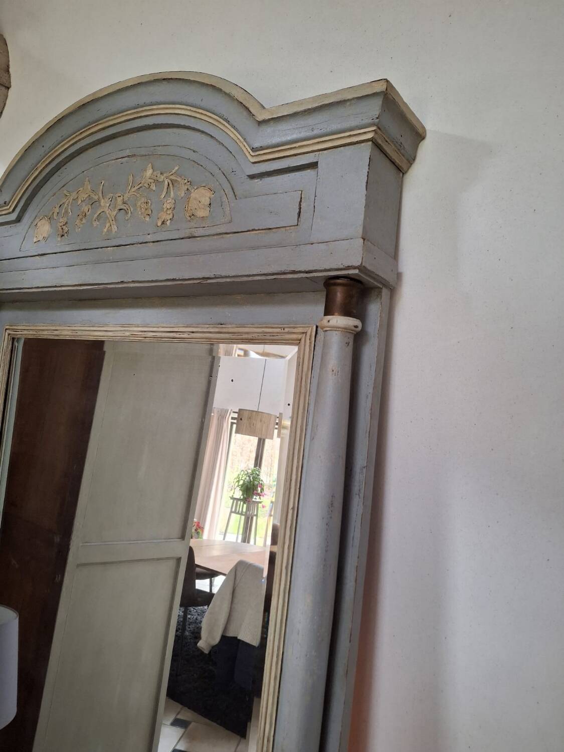 Antique trumeau