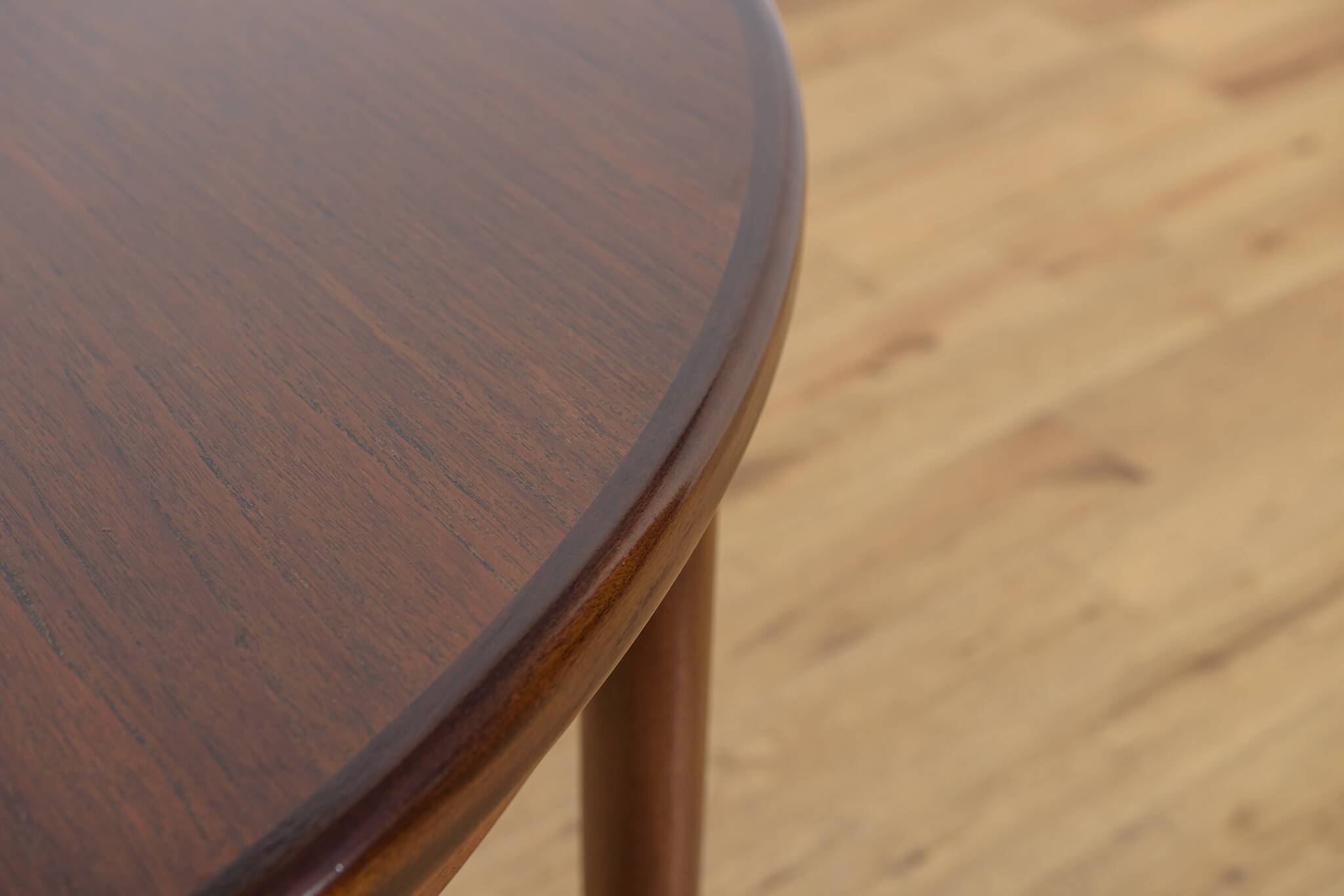 Mid-Century Teak Round Fresco Dining Table from G-Plan, United Knigdom.