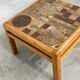 Poulsen Coffee Table for Haslev Møbelsnedkeri in Ceramic Tiles, Denmark, 1960s