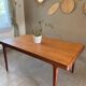 Vintage extendable teak table