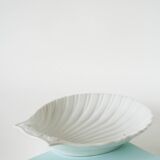 Ceramic Shell Bowl, White, 1970