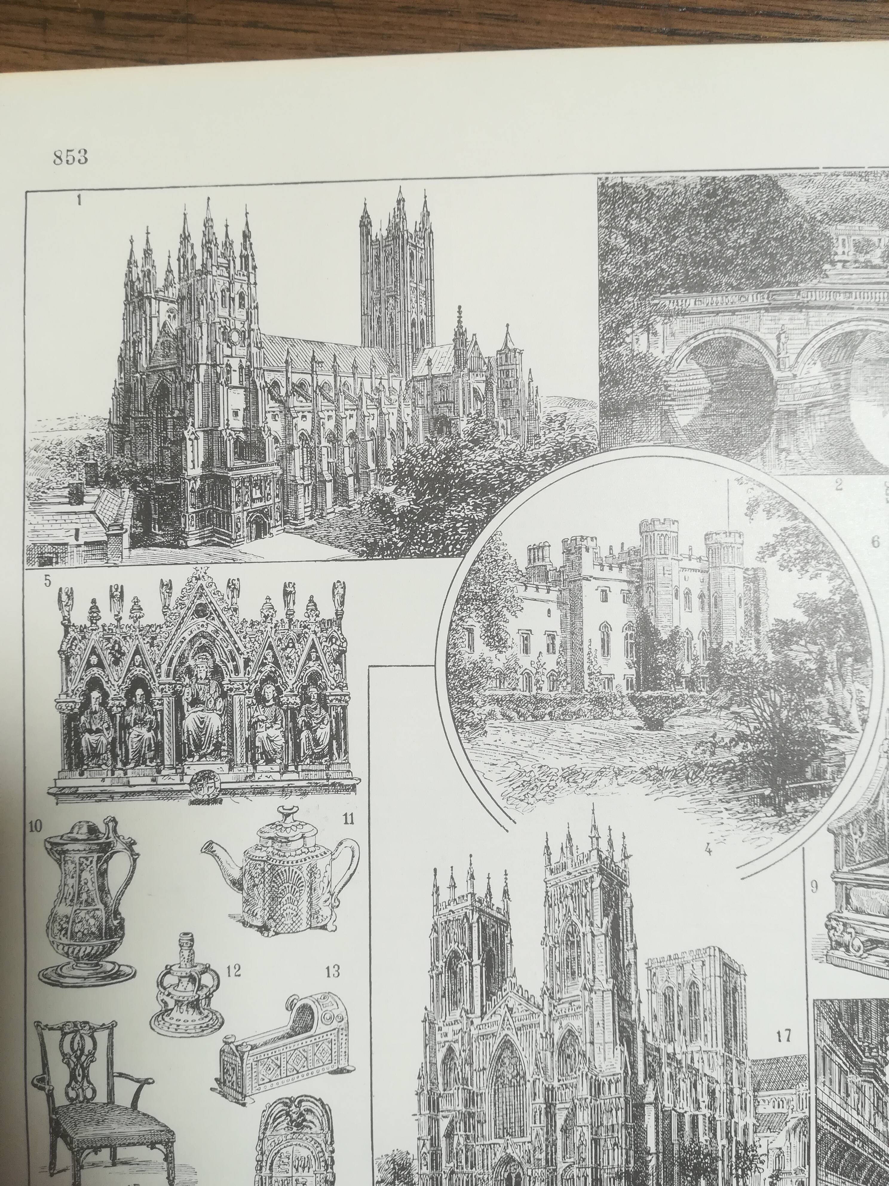 Lithograph on Great Britain from 1928