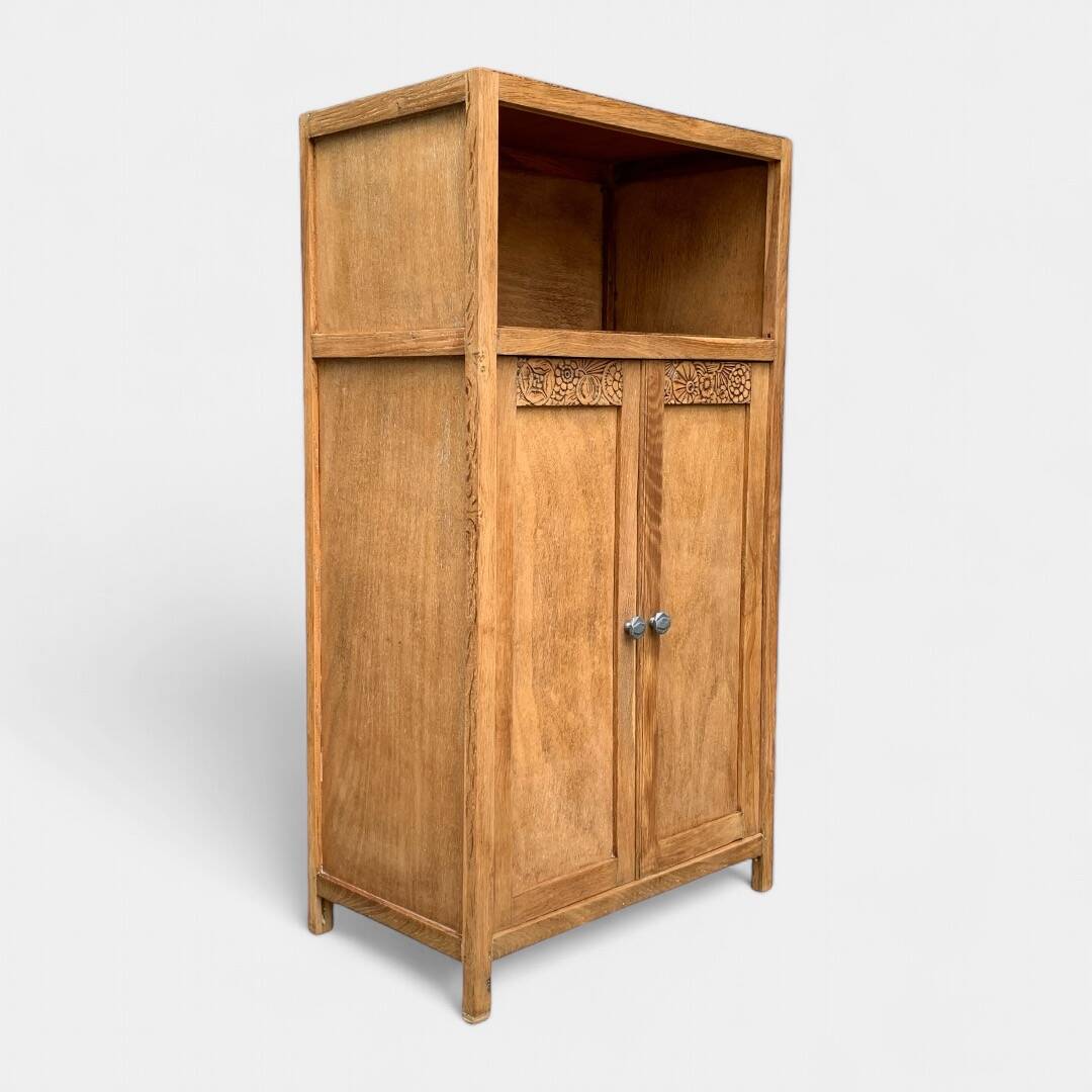 Buffet parisien art déco bois brut 1930