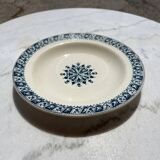 Vintage deep plate in Salins ironstone