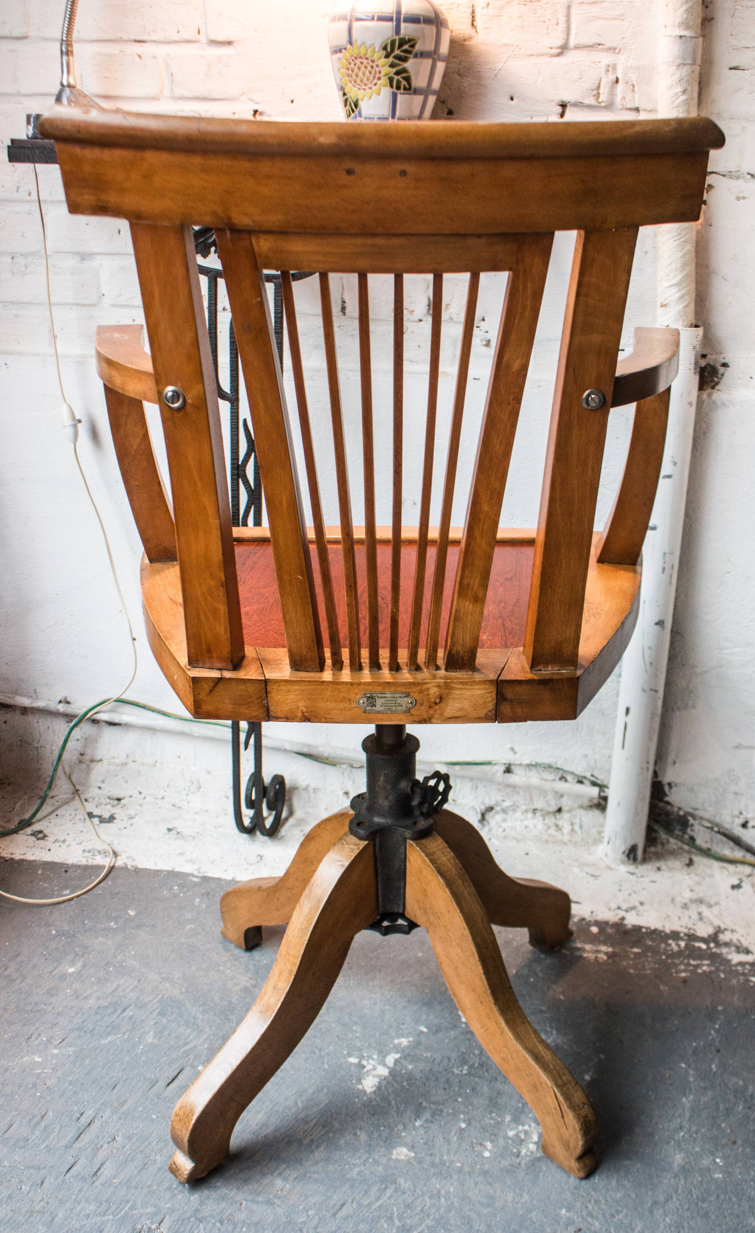 Waring & Gillow office chair