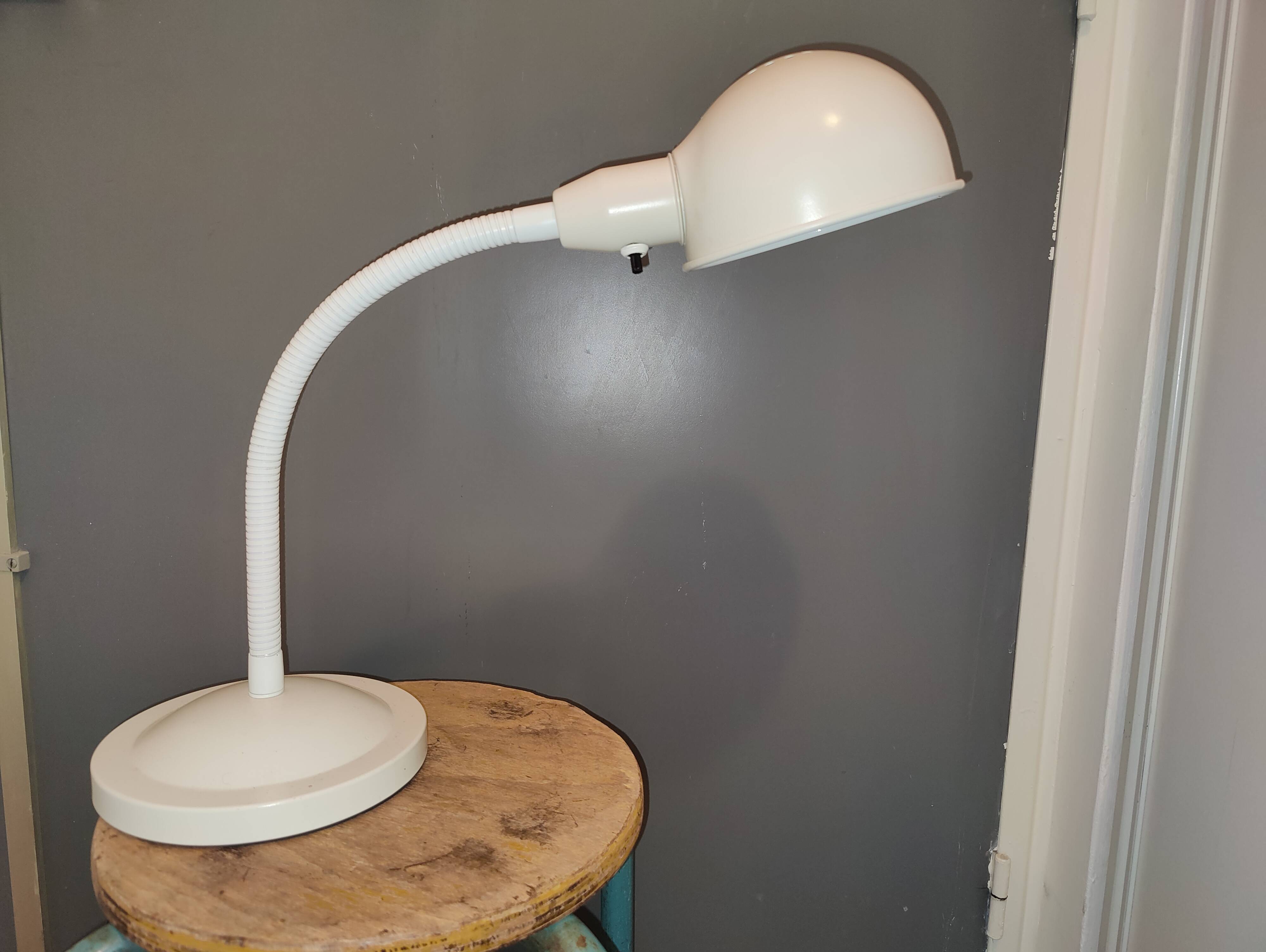Ikea lamp Format A0103 white (cream) vintage 1980s