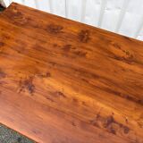 Art Deco table sculpted in solid wood