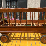Lit enfant noyer vintage