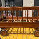 Vintage walnut children's bed