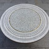 Table basse mosaïque Berthold Muller années 1950