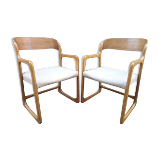 Pair of Baumann armchairs 1960