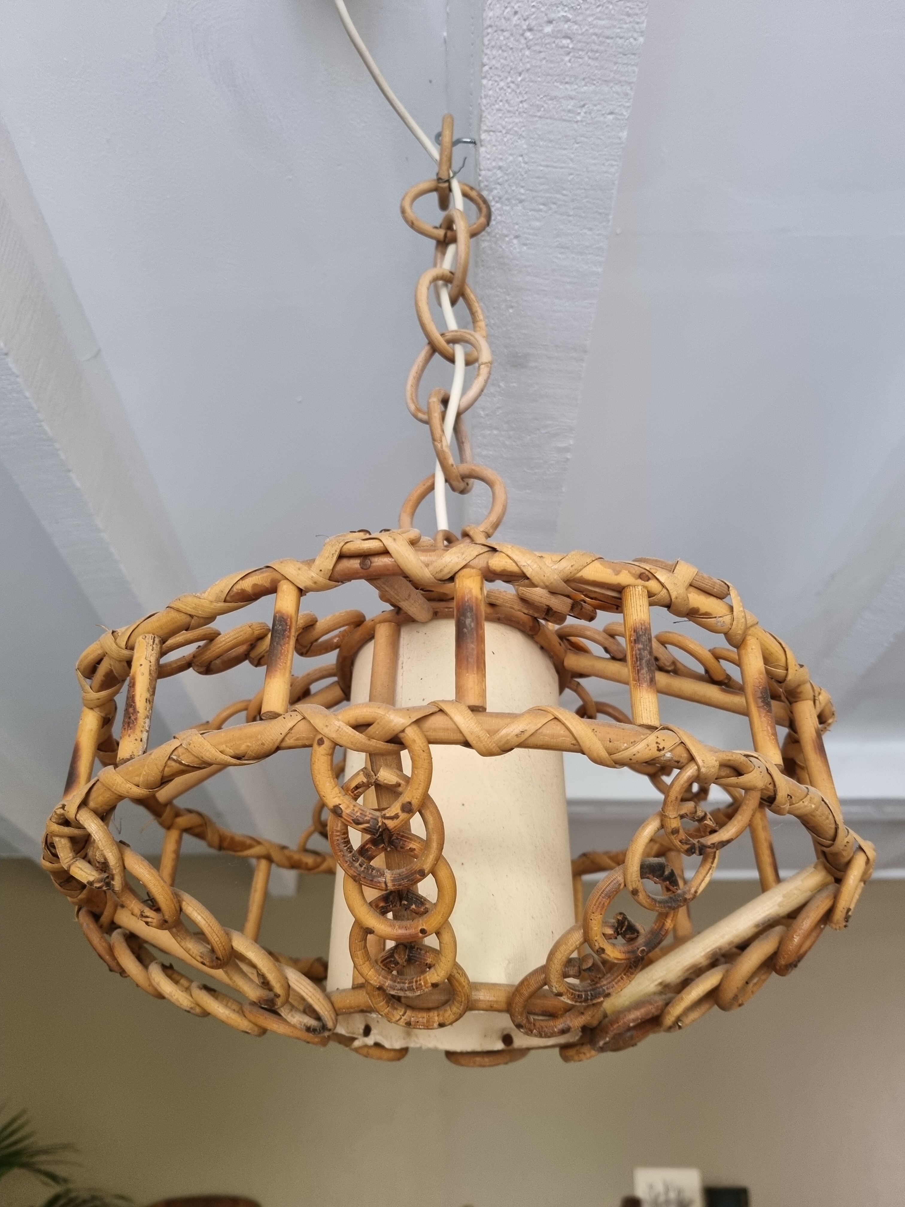 rattan suspension 60s