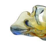 Mid-century modern bowl, glass, by H. Machanowska, Czechoslovakia, 1960s.