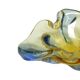 Mid-century modern bowl, glass, by H. Machanowska, Czechoslovakia, 1960s.