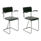 Bauhaus Gispen model 107 chairs, pair