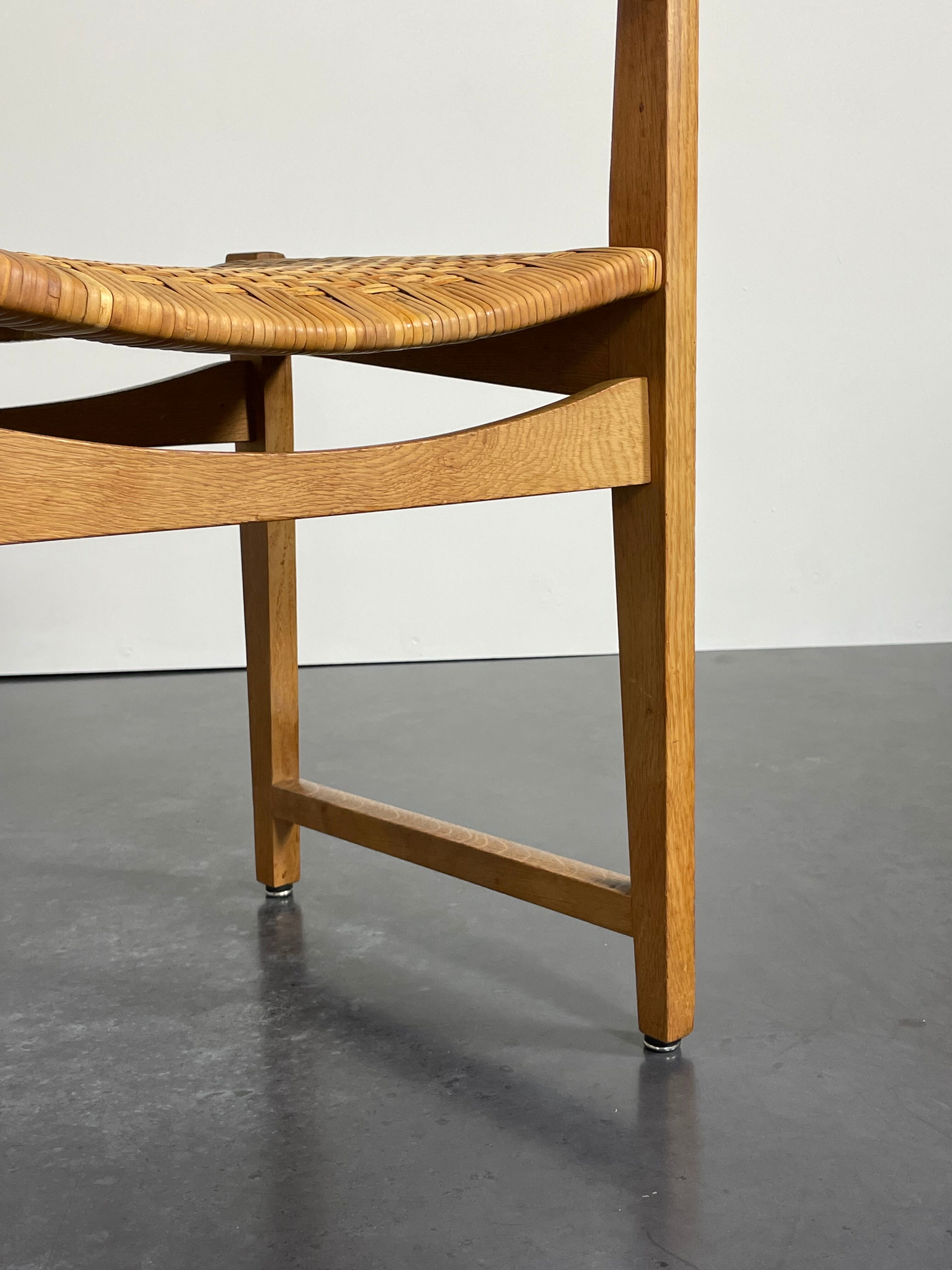 Set of four Danish dining chairs by Hvidt & Molgaard