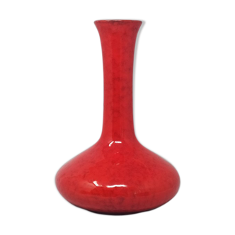 1970s Amazing Italian Space Age Red Vase