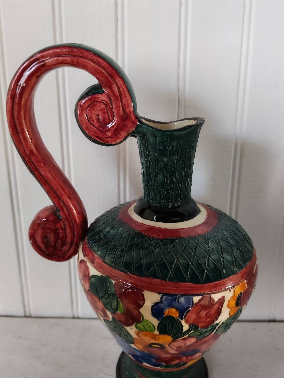 Vintage ceramic carafe from Vallauris, 1960