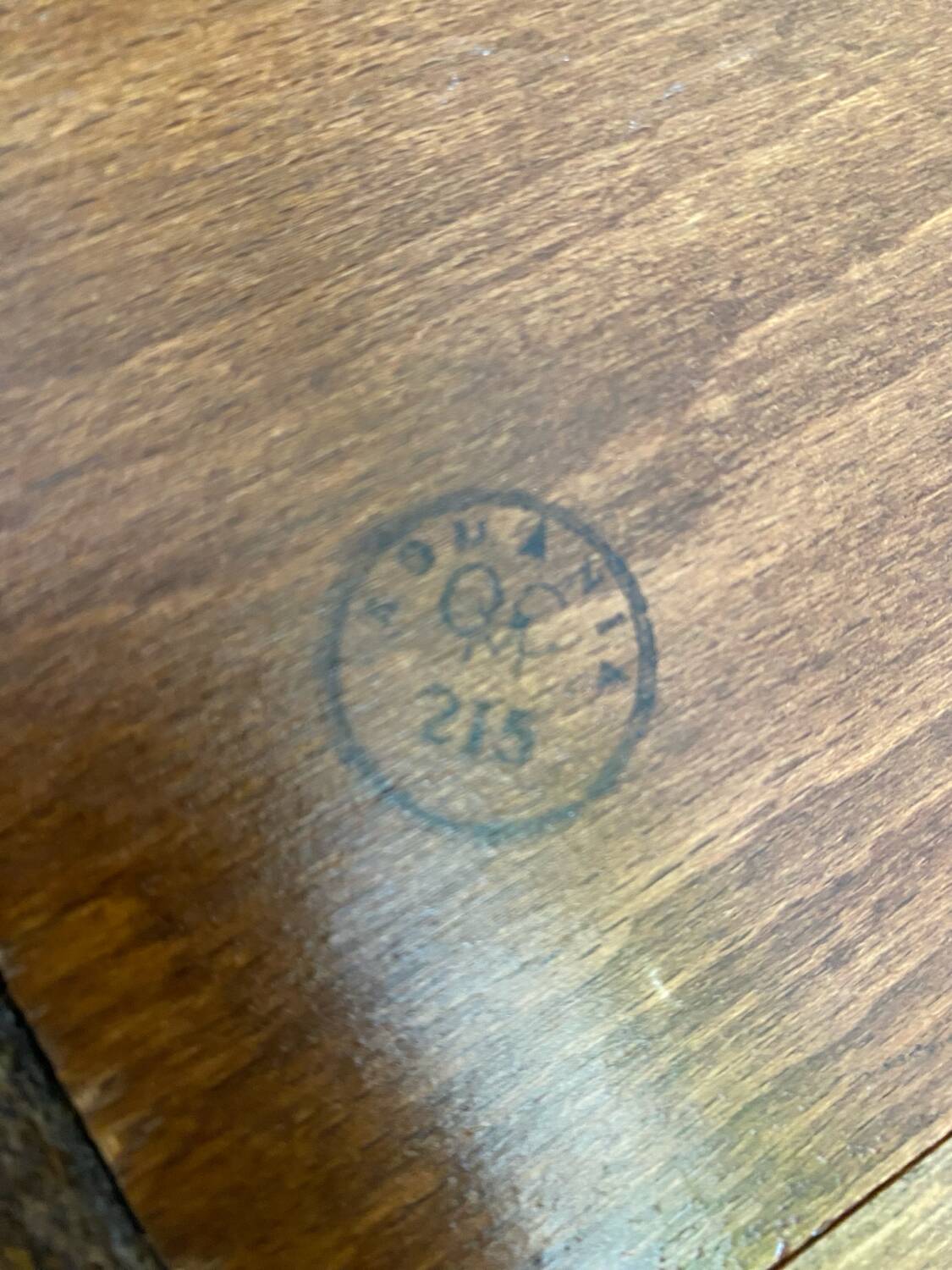 Louis xv style nightstand with drawer + vintage case