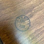 Paire chevet table nuit style louis xv bois tiroir + case vintage