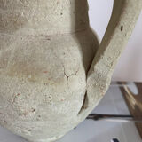 Vintage clay pot in minimalist style