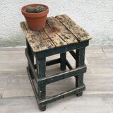 Former green workshop stool