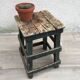 Former green workshop stool