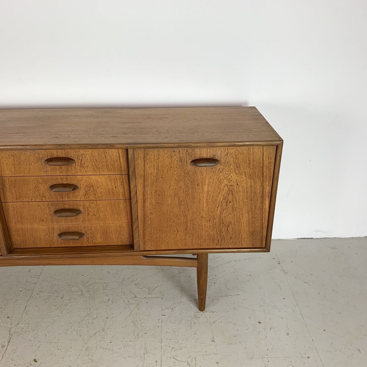 Mid-century teak line by G gold label plan