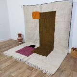Handmade wool Berber rug 300 x 210 cm