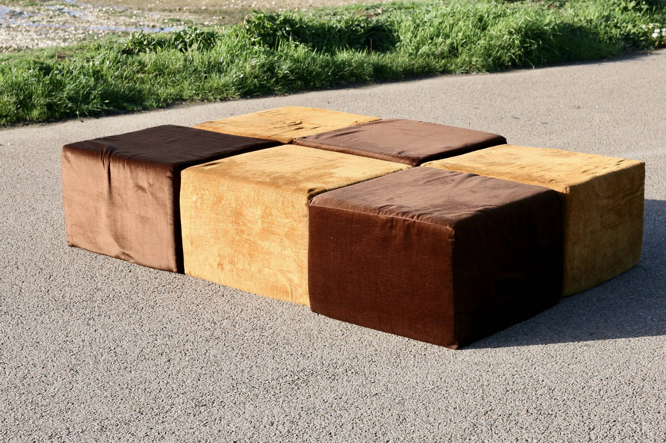 Minimalist sofa, 1970s, modular.