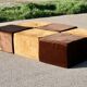 Minimalist sofa, 1970s, modular.