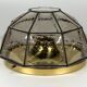 1960s 1970s Ceiling Lamp Flush Mount by Glashütte Limburg Germany