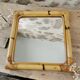 Miroir en bambou et rotin