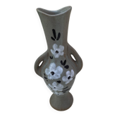 Vase soliflore vintage en grès de Vallauris — Années 60/70
