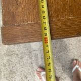 Vintage wooden bistro table