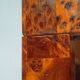 Coffee table made of solid elm burl, patchwork, Belgium, 1990s