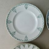 4 old flat plates 23 cm