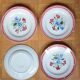 Lot of 4 Sarreguemine plates, José collection