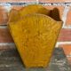 Vintage Wooden Trapezoid Umbrella Stand Basket #D867