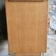 Vintage desk with retractable shelf and 4 drawers - 1960
