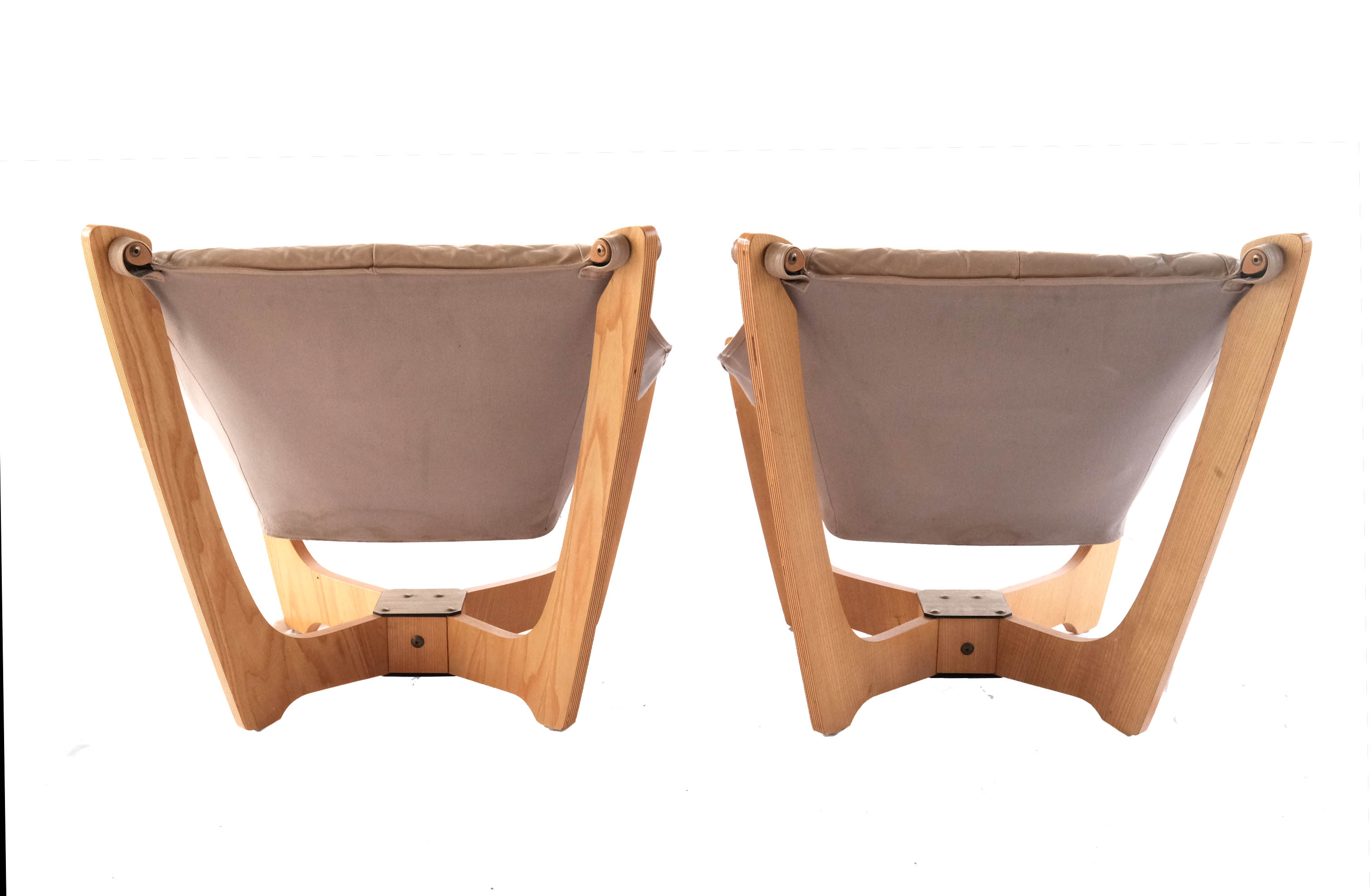 Set of 2 'Luna' armchairs by Odd Knutsen, Norway 1970