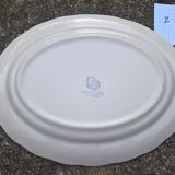 Oval dishes in Mila earthenware (Algeria) Berber motifs, vintage 60s-70s