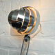 Adjustable metal clip lamp, fan, 1980s