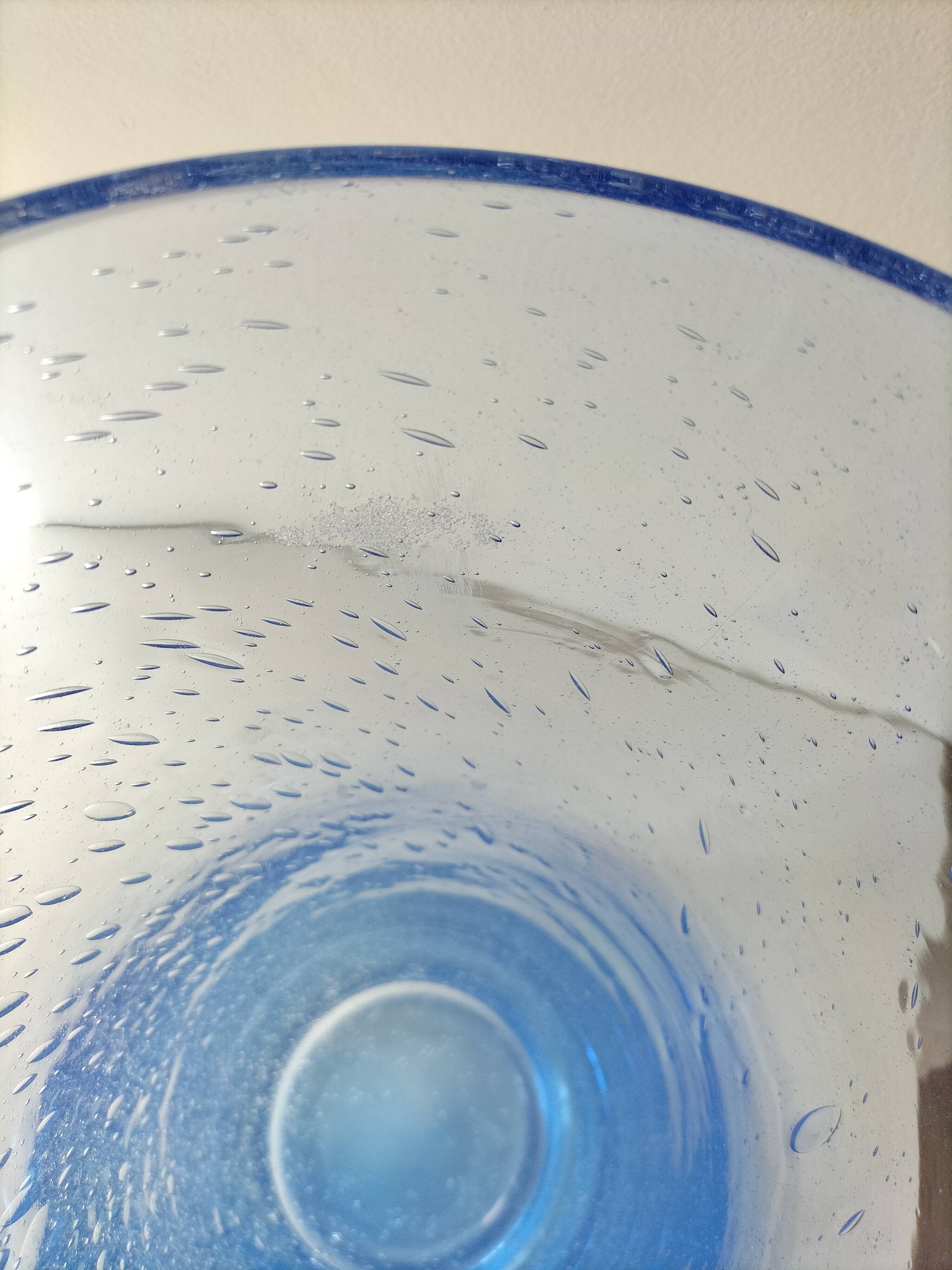 Unsigned Biot bubble glass vase