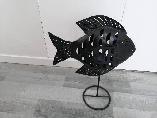 Fish candle holder