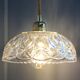 Hanging created with a vintage salad bowl and chiseled glass