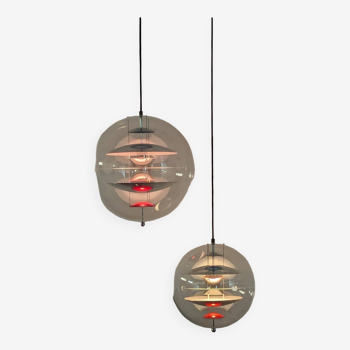 Paire de lampes VP Globe de Verner Panton