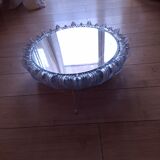 1970s mirror with glass frame